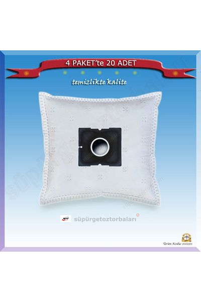 FELIX 20 Status Vacuum Cleaner Dust Bags in 4 Packs
