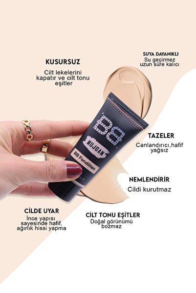 MUJGAN Açık Ton Super Bb Matte Fondöten 40ml