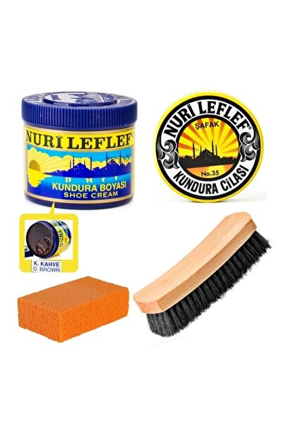 nurileflef 4 Parça Ayakkabı Bakım Boya Seti