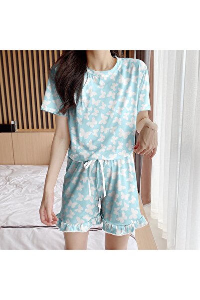 PEMBİŞ HOMEWEAR Σετ σορτς Aden Butterfly Süpersoft