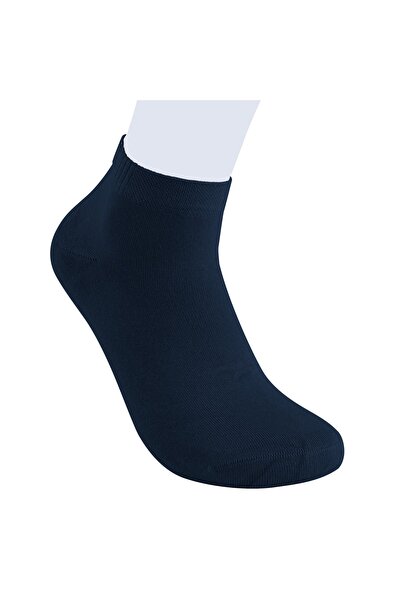 Elchee wear Vegan And Organic Bamboo Booties Navy Blue Socks