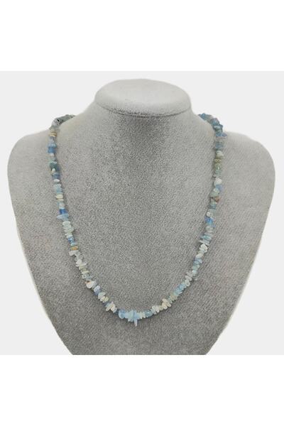 ByKolyeucum قلادة نسائية من حجر الزبرجد المكسور