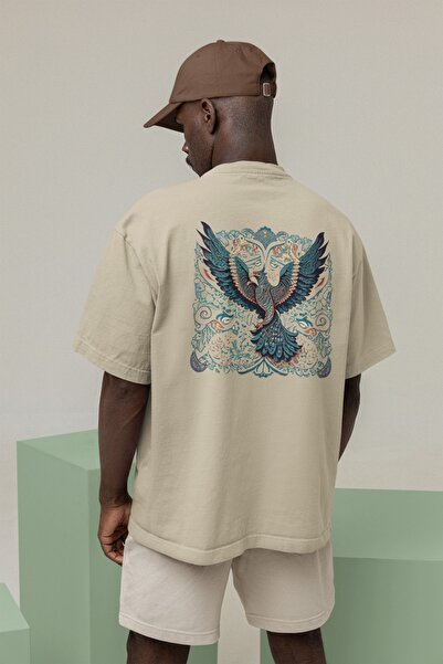 Adrift Tricou oversize bej unisex - Seeker of Mystical Wisdom