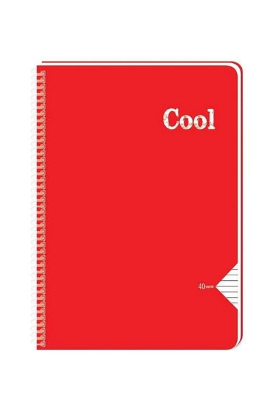 KESKİN COLOR 10 bucăți A4 Cool Spiral 96 coli Caiet cu rigle