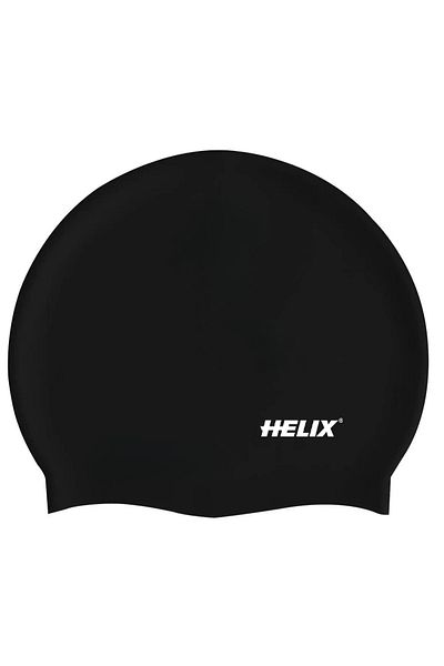 Helix Cască de înot din silicon - neagră