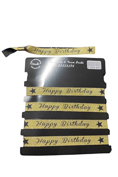 Larenya Happy Birthday Yazılı Bileklik