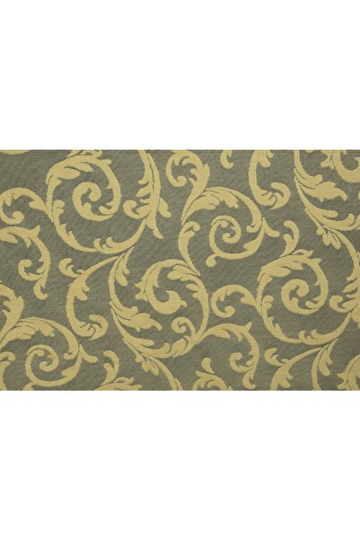 AKÇA TEKSTİL SULTAN 2 MODEL GOLD COLOR SINGLE WING Ready planted Pleated Background Curtain 300*260 cm