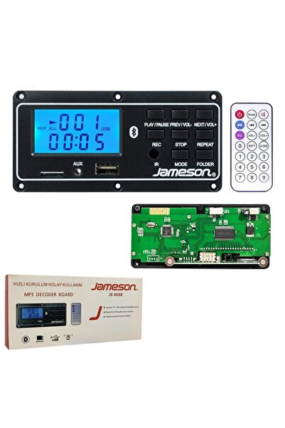 Genel Markalar JAMESON OTO TEYP ÇEVİRİCİ BORD 12V BT/USB/SD/FM/AUX KONUŞMALI ...