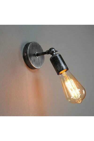 Dylight الرجعية الفضة الزنجار مفصل معدني ديكور الجدار الشمعدان