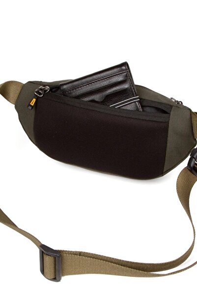 Newish Polo NEWISH POLO 813 WAIST BAG SHOULDER BAG DAY BAG WATERPROOF KHAKI