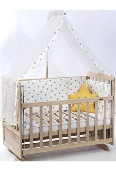 KUĞU Organik Inci Anne Yanı Beşik , sarı, pembe , kahverengi