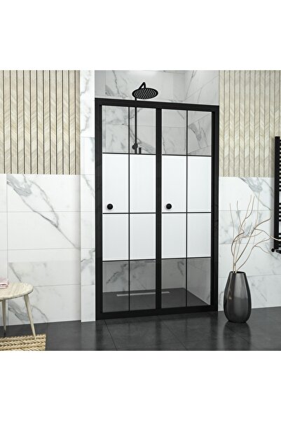 TEKNO DUŞ DUŞAKABİN TEKNE VE KÜVET SİSTEMLERİ BLACK CORİNA Karolajlı Yarı Kum...