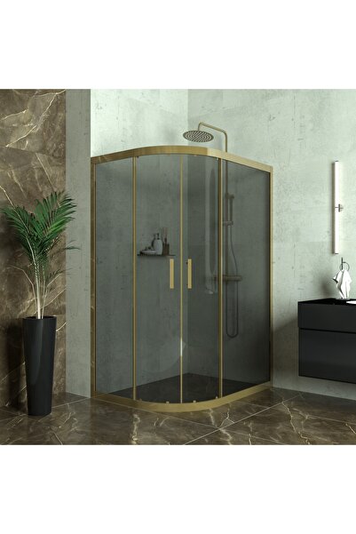 TEKNO DUŞ DUŞAKABİN TEKNE VE KÜVET SİSTEMLERİ BRONZE SİRİUS 6mm Füme Cam Asim...