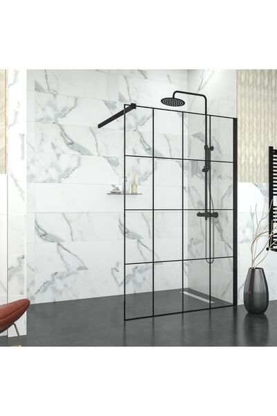 TEKNO DUŞ DUŞAKABİN TEKNE VE KÜVET SİSTEMLERİ BLACK TETRA 6MM KAROLAJ CAM SEPERATÖR DUŞAKABİN