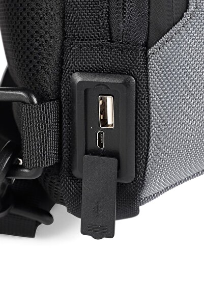 ÇÇS Чоловіча сумка через плече сіра 31301