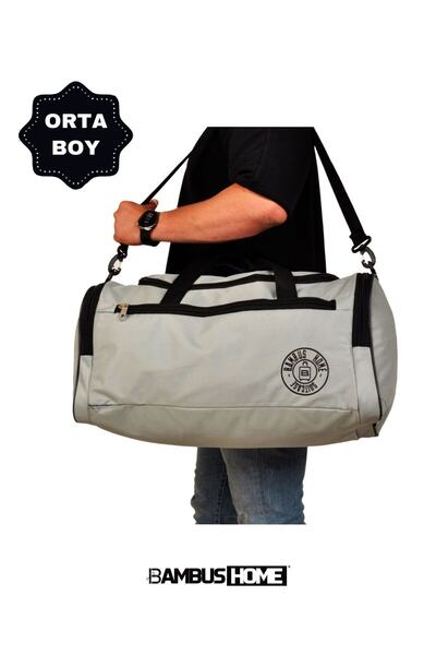 Bambus Home 4 Bölmeli Seyahat Spor El Ve Omuz Çantası Bavulu Küçük Boy