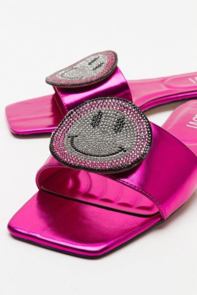 LuviShoes Γυναικείες παντόφλες YAVN Fuchsia Stone