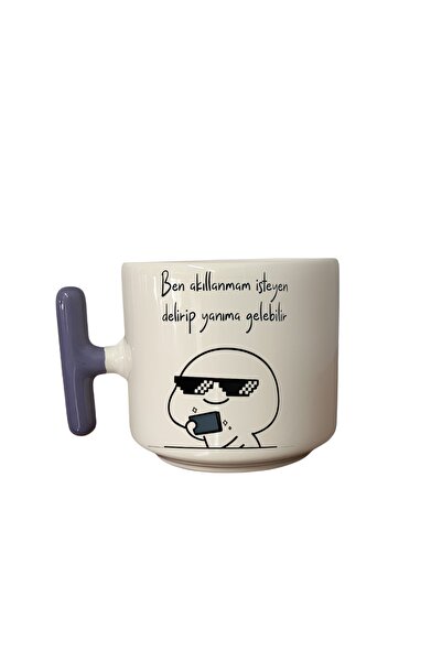 GünayStore BEN AKILLANMAM İSTEYEN DELİRİP YANIMA GELEBİLİR YAZILI MOCHİ CAT B...