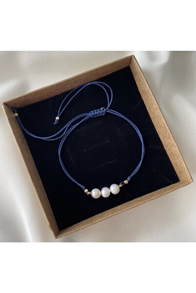 Hazeran accessories Gerçek İncili İp Bileklik