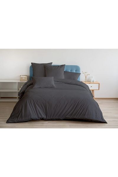 Zeren Home Set cuvertură dublu, cearșaf elastic, 2 fețe de pernă, 100% bumbac 4 buc.
