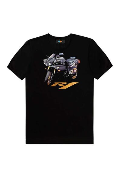 GALASHOP Yamaha R1 Siyah Erkek Tişört21