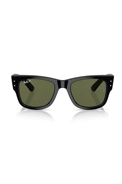Ray-Ban Rb 0840S 90158 51 - Unisex Black Polarized Wayfarer Bone Sunglasses