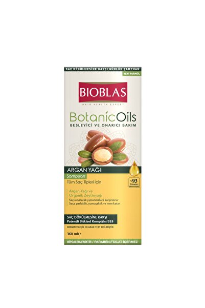 Bioblas Botanic Oils Argan Yağlı Şampuan 360 ml