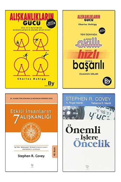 Boyner Yayınları Alışkanlıkların Gücü Charles Duhigg Etkili İnsanların 7 Alış...