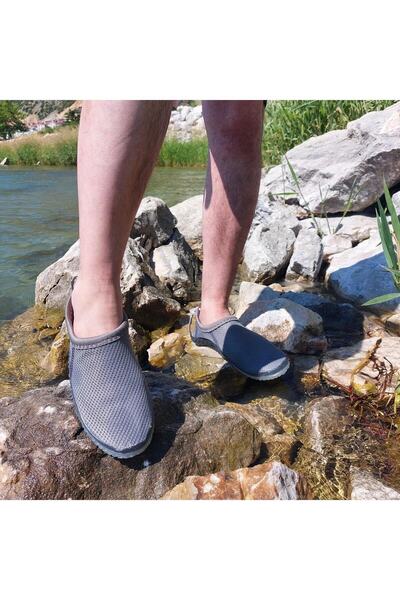 SERABİEN Serabien M Gray Non-Slip Sole Pool Sea Surf Shoes