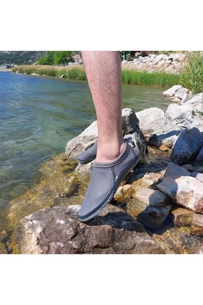 SERABİEN Serabien M Gray Non-Slip Sole Pool Sea Surf Shoes