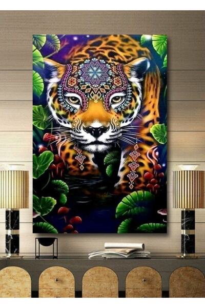 ALAMODECOR Tablou pe pânză cu tematică peisaj natural tropical 3D