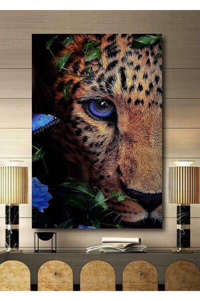 ALAMODECOR Tablou pe pânză cu tematică peisaj natural tropical 3D