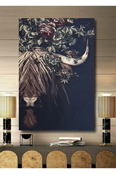 ALAMODECOR Τρισδιάστατη ζωγραφική σε καμβά με θέμα το τροπικό τοπίο