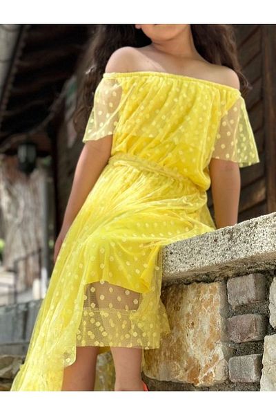 birgül tekstil Tule dress
