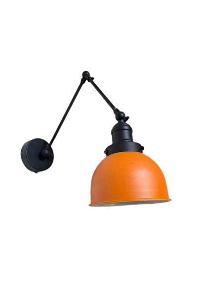 Dylight الرجعية المعادن الزخرفية البهلوانية ريفي البرتقال مفصلية الجدار الشمعدان