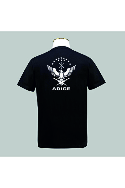 Butik تي شيرت ADIGE EAGLE مطبوع على الظهر