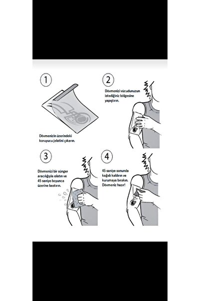 entrend Kuş ve Sonsuzluk Karışık Desenli Geçici Dövme Tattoo