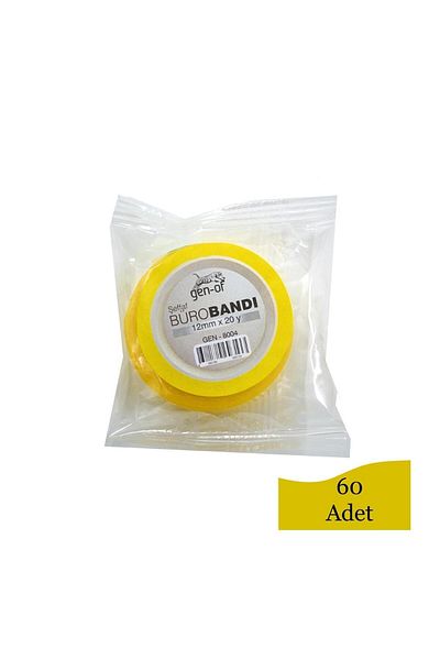 Gen-Of 12mmx20yard(18M) Cellophane Tape 60 Pieces