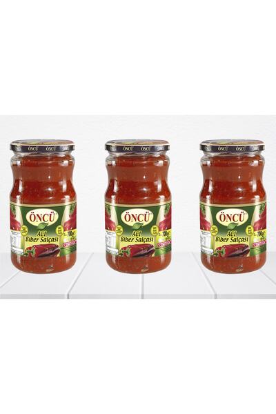 Öncü Acı Biber Salçası 700 g 3 adet