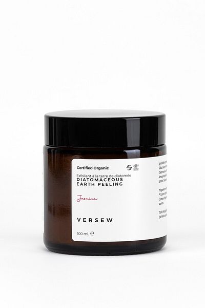 VERSEW 100 ml Organic Diatomaceous Earth Facial Care Peeling - Purifying