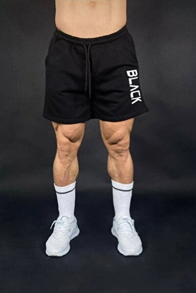 LOONA STUDIO Black Printed Regular Fit Men's Shorts - with Pockets
