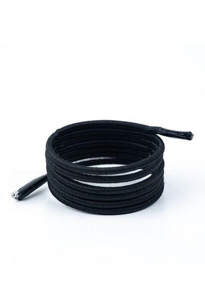 AiryFooT Round Elastic Shoelace 70 cm (Black)