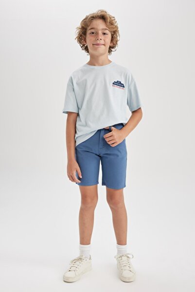 DeFacto Pantaloni scurți din Gabardine pentru băieți A9195a823hs