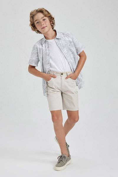 DeFacto Boy's Gabardine Shorts A9193a823hs