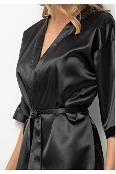 Miorre Belted Satin Dressing Gown New Season