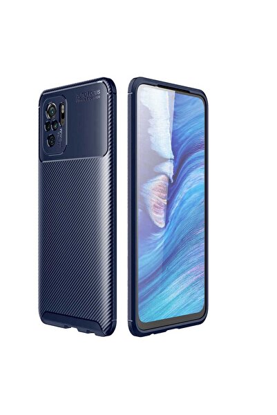 Genel Markalar Xiaomi Redmi Note 10S Cep Telefonu için Uyumlu Kılıf Karbon Ta...