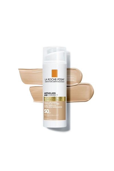 La Roche Posay Anthelios AGE Correct SPF 50 - Colorful Sunscreen with Lash and Anti-Blemish 50ml