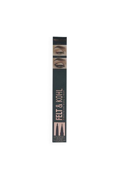 Revolution بطانة مزدوجة دقيقة من Felt And Kohl باللون الأخضر