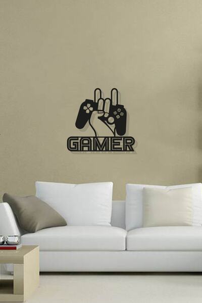 NED MDF LAZER DEKARASYON Oyuncu Gamer Yazılı Ahşap Tablo Mdf Lazer Kesim 3mm ...