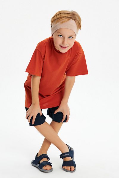 Babygiz Men's Cotton Combed Cotton Shorts T-Shirt Bandana 3-Piece Bottom and Top Set - Sports Casual Collection 9